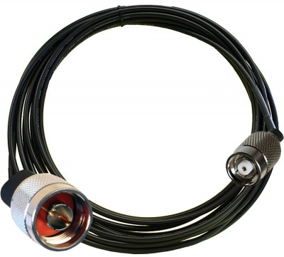 Vulcan RFID™ 35 ft Antenna Cable (LMR-400, RP-TNC Male to N-Type Male) | 400-RP-TNC-M-N-Type-M-35