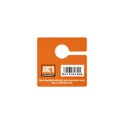 Vulcan RFID™ Custom Rearview Mirror Hang Tag | VR-RMHT-L