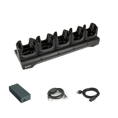 Zebra 5-Slot Charge Only Cradle for TC21/TC26 Mobile Computers | CRD-TC2Y-BS5CO-01-KIT