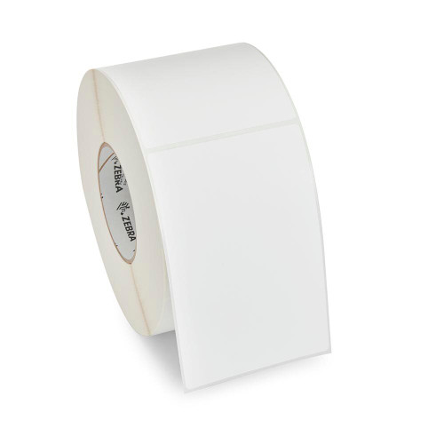 Zebra 4" x  2" | 4" x  6" Z-Perform 1500T General Purpose RFID Label | For Industrial Printers | 10038998-CASE/10038996-CASE