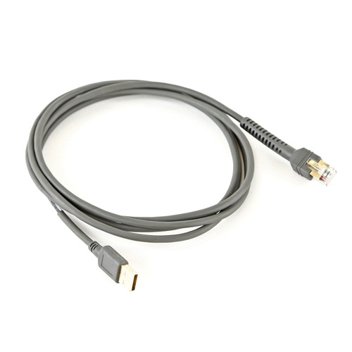 Zebra 7 ft Shielded USB Cable | Series A Connector | CBA-U21-S07ZBR