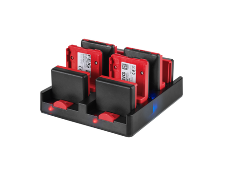 FEIG HyWEAR Compact 4-Bay Battery Charger | 5100.921.00