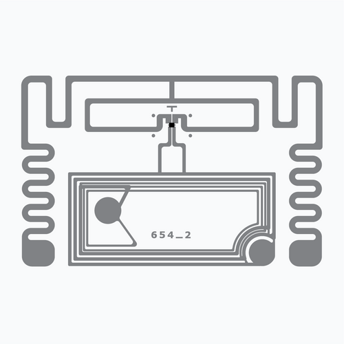 Avery Dennison Smartrac Medio Web Dual Frequency RFID Paper Tag | EM4425 V12 | 3008891