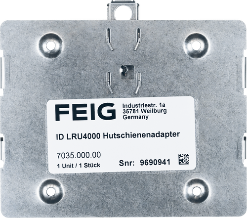 FEIG Top Hat DIN Rail Adapter | 7035.000.00