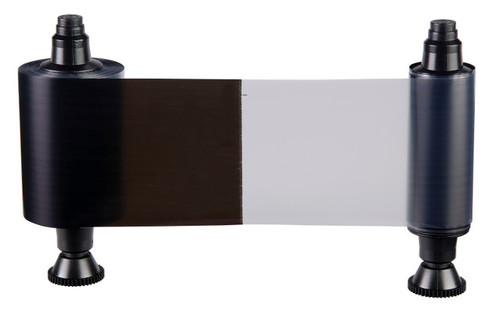 Evolis KO Monochrome Black Ribbon | For Securion, Quantum 2, KM500B, & KM2000B Card Printers | R3012-ROLL