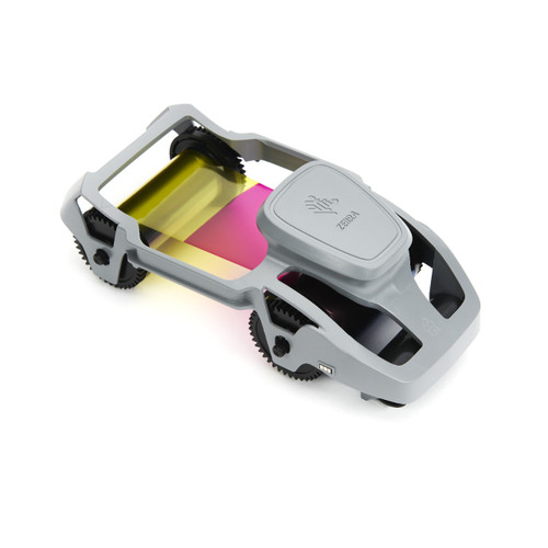Zebra YMCKO Colors Ribbon | For ZC300 Card Printers | Case of 1 Cartridge - 300 Images Per Cartridge