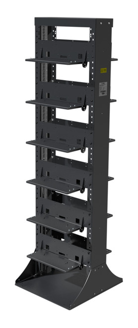 Zebra Guardian Rack | Double Sided | 12-Shelf | CS-RAC-60-N-00/CS-RAC-60-B-NA-KIT