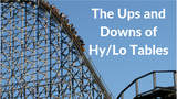 The Ups and Downs Of Elevation And Hy/Lo Adjusting Tables