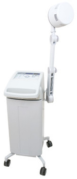 The Auto*Therm 390x is a continuous and pulsed shortwave diathermy. This unit can be easily moved between treatment rooms or to the patient. The 390 utilizes rubber plate capacitive electrodes as well as a coil induction drum. Capacitive electrodes are ideal for treating shallow areas and are ideal for covering a large treatment area like a leg when treating the Sciatic Nerve. The coil induction drum is designed for deep penetration. The Auto*Therm® 390x comes with an arm, inductive coil applicator, capacitive electrodes and heavy-duty cart with ample storage space.