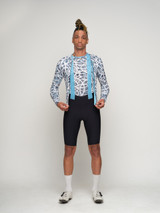 Kostüme Men’s UPF50 Long Sleeve Cargo Cycling Jersey - #EDIT009 (Unzipped)