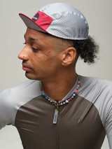 Unisex ponytail cycling cap Kostüme #EDIT010 on head male