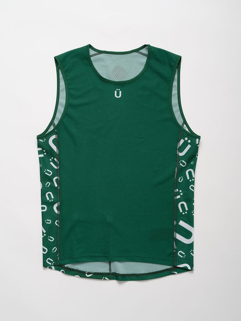 Kostüme cycling apparel #Edit004 Men's sleeveless base layer in green