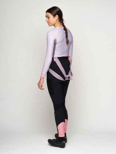 #EDIT006 Women’s Winter Cargo Bib Tights (Pink)
