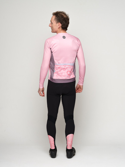 Kostüme #EDIT006 Men’s Pink Winter Cargo Jersey Rear