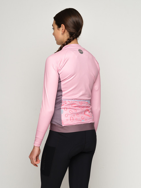 Kostüme #EDIT006 Women’s Pink Winter Cargo Jersey Rear