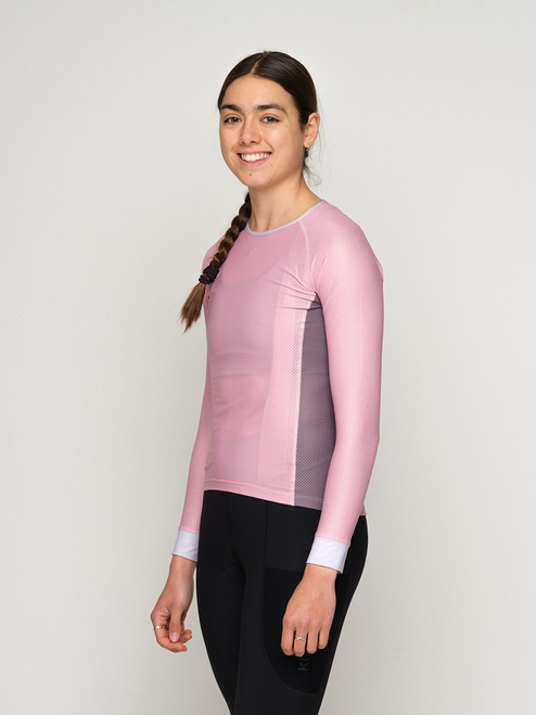 Kostüme #EDIT006 Women’s Pink Long Sleeve Base Layer Front
