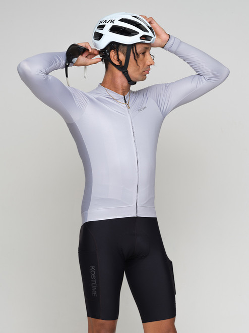 Kostüme Men’s UPF50 Long Sleeve Minimal Cycling Jersey - #EDIT011 front