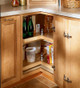 Masterpiece® Easy-Reach Wood Corner-Cabinet Lazy Susan Masterpiece® Easy-Reach Wood Corner-Cabinet Lazy Susan