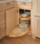 Base Blind Corner w/ Wood Lazy Susan (WLS_0000)