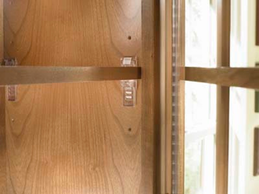 Masterpiece Adjustable Shelf Clips for Kitchen Cabinets