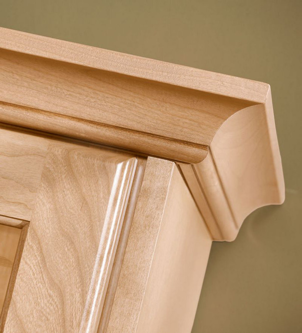 Large Cove Molding in Natural Maple Large Cove Molding in Natural Maple
