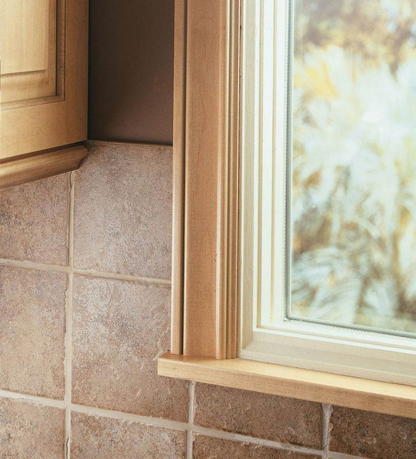 Large Cove Casing as Window Trim