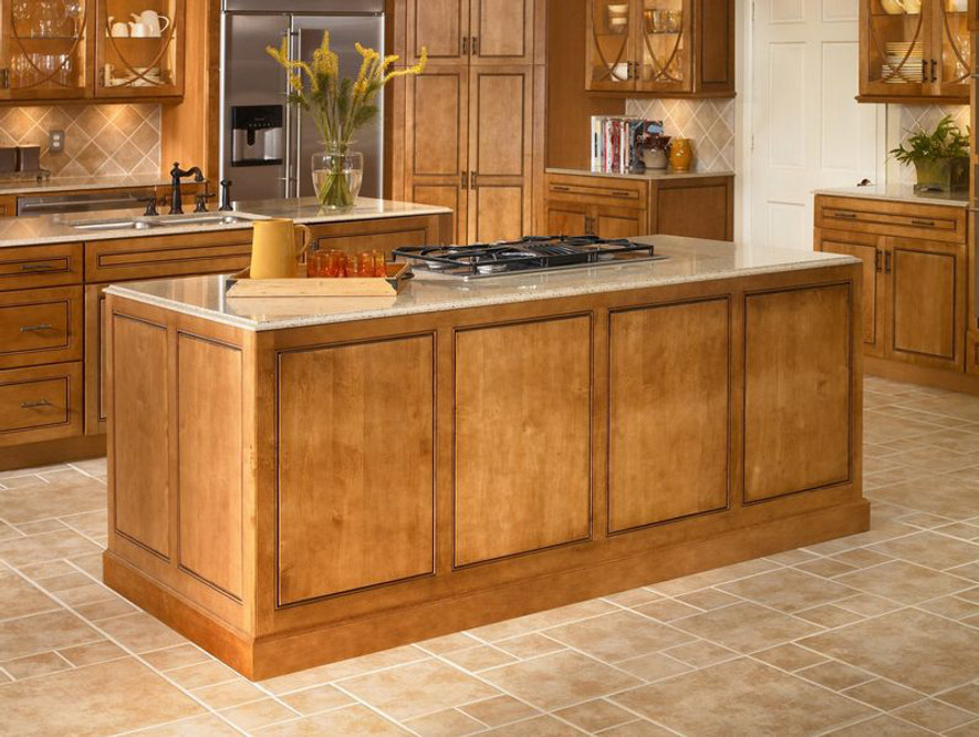 Wainscotting Used to Finish the Back of an Island Wainscotting Used to Finish the Back of an Island