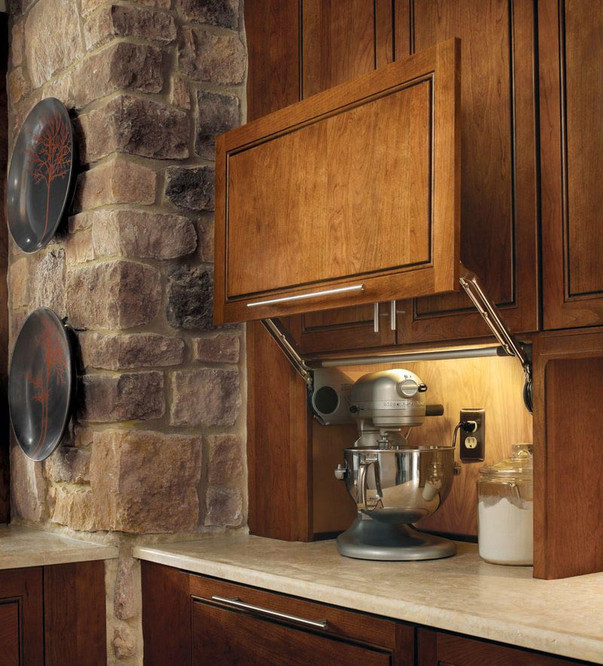 Appliance Garage Cabinet for Kitchen Storage