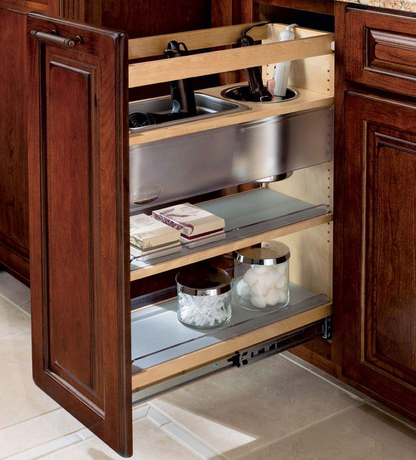 Vanity Base Pull-out Appliance Organizer Vanity Base Pull-out Appliance Organizer