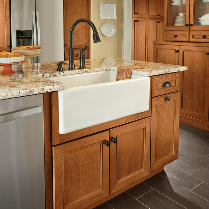 Masterpiece Farmhouse Apron-Front Sink Base Cabinet. Masterpiece Farmhouse Apron-Front Sink Base Cabinet.