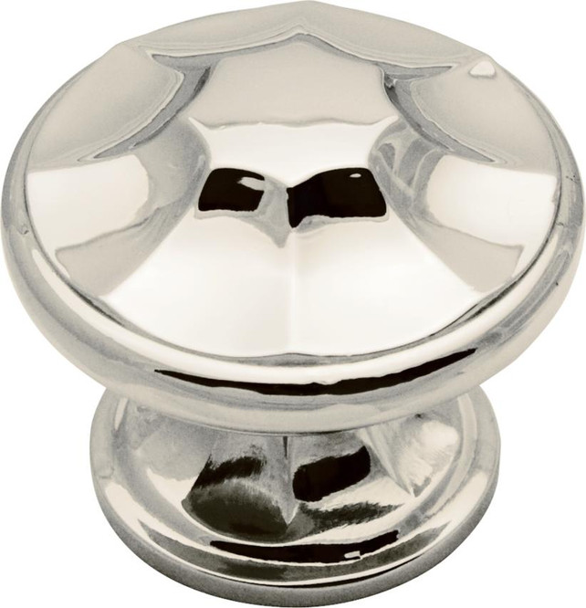 Masterpiece Decorative Hardware Resolute Collection - Polished Nickel Round Knob
