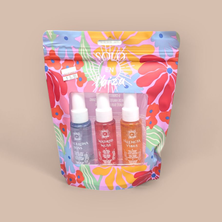 SOLO EN IBIZA Body Mist Fragrance 3-Pack Inspired by: Sol de