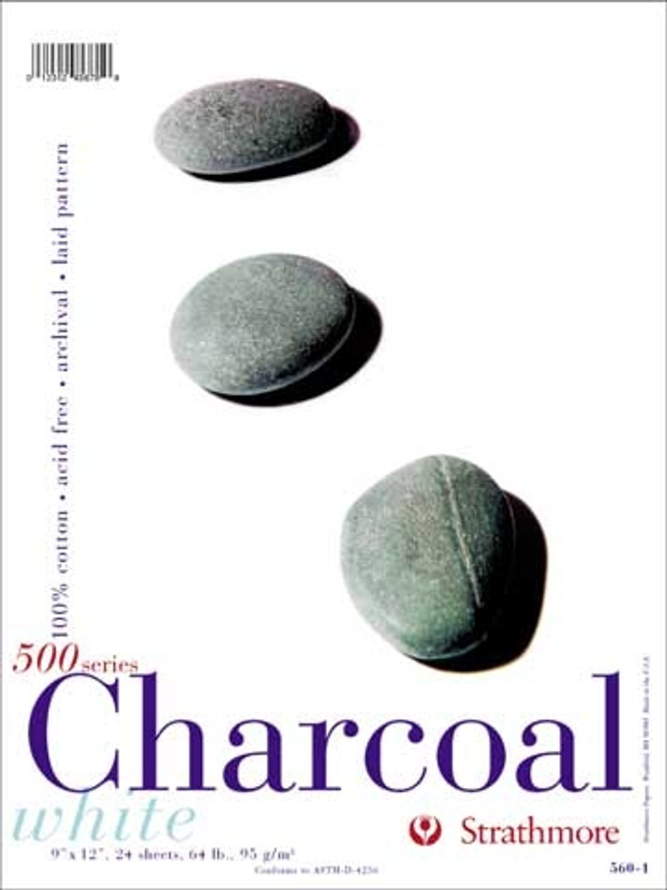 Charcoal Paper Sheets, Strathmore 500 Series