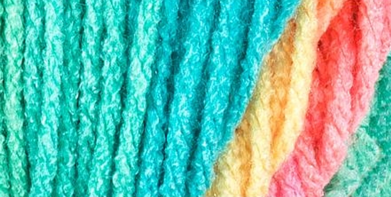 YARN REVIEW: Red Heart Super Saver Stripes