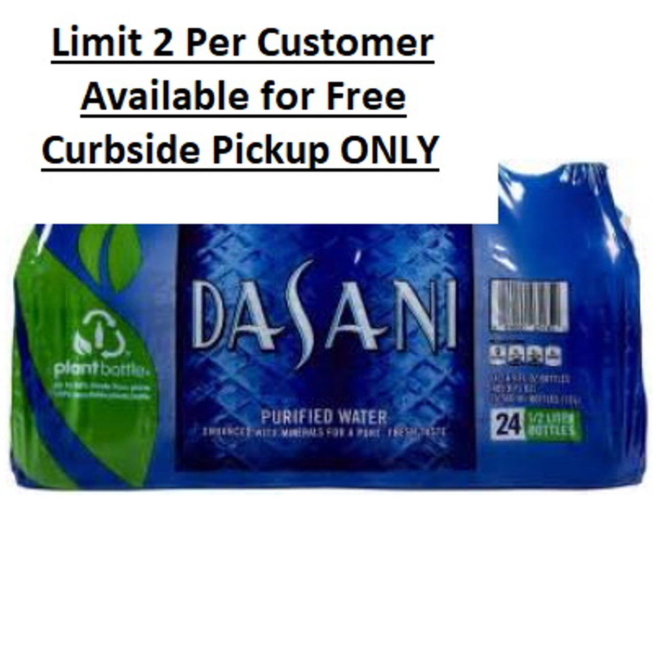 Dasani Purified Water Bottle, 20 Fl Oz, Bottled Water