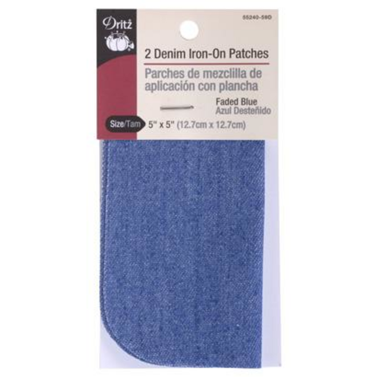 Premium Reusable Quality Denim Iron-on Jean Patches Inside&Outside  Strongest Glue Assorted Shades of Blue Repair Decorating Kit