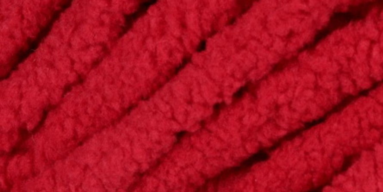 Racecar Red Blanket Yarn - Bernat