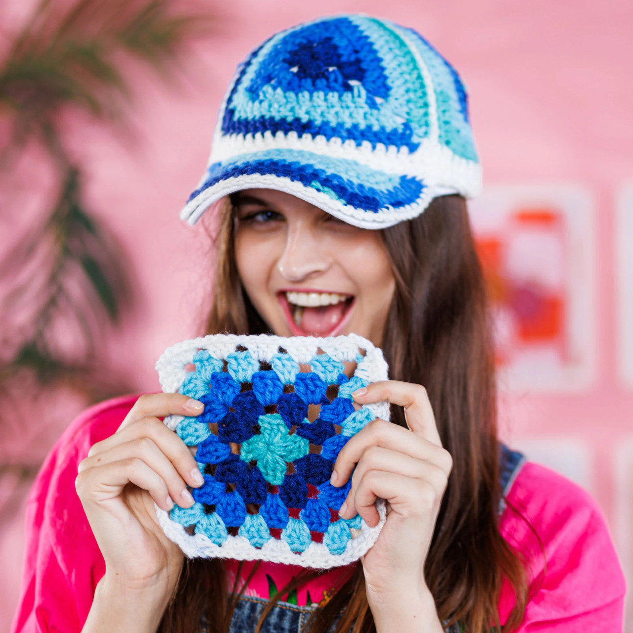 Red Heart All in One Granny Square Black – Carnation Code Yarn