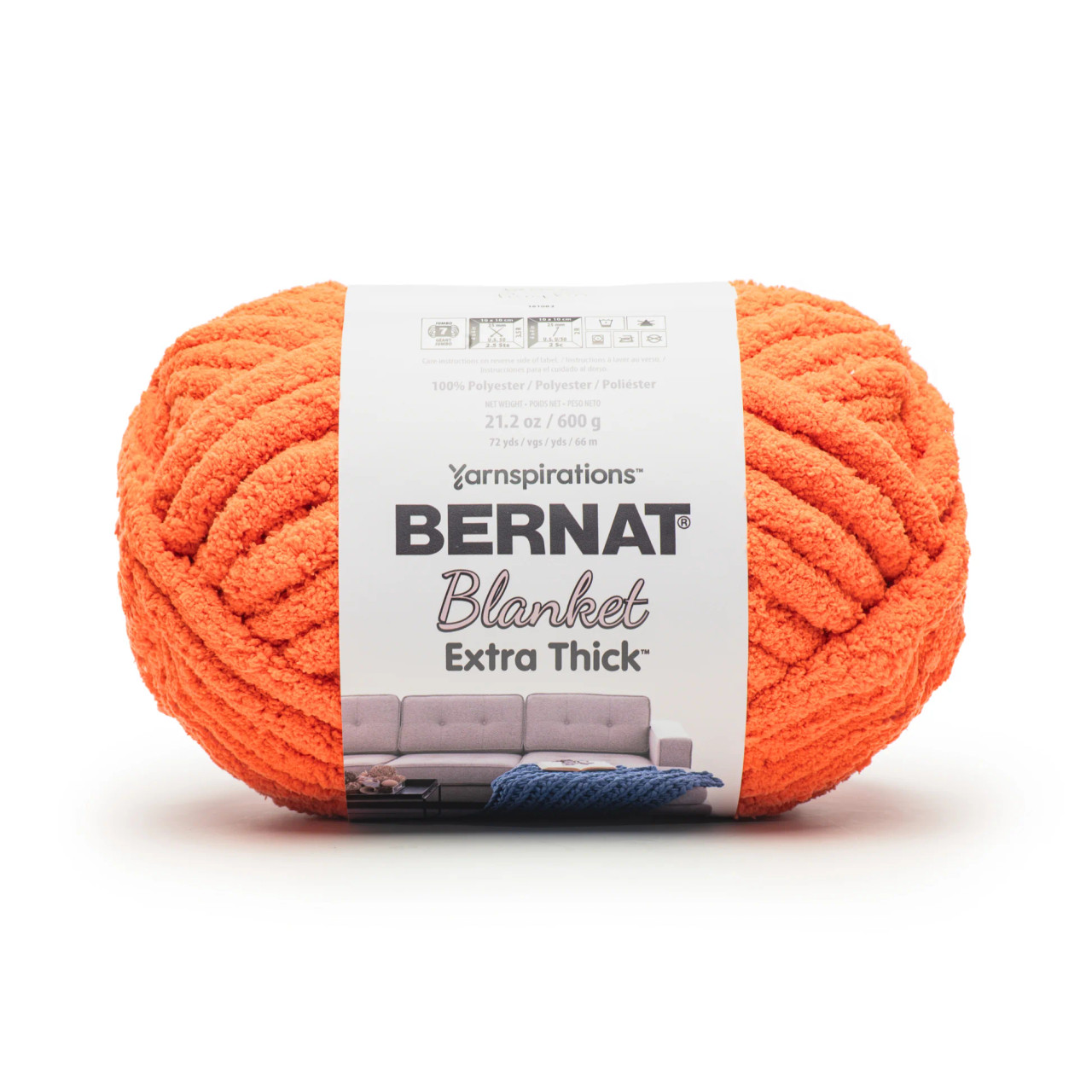 Bernat Blanket Extra Thick Yarn - Pumpkin - Ben Franklin Online