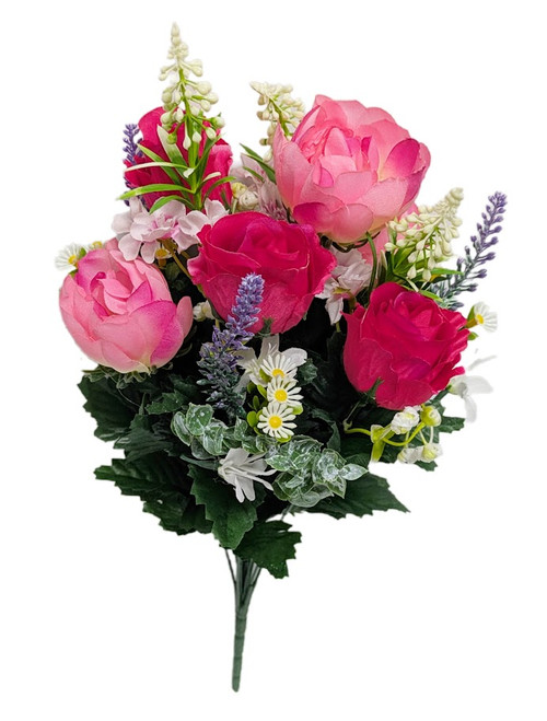 Beauty Pink Peonies & Rose Buds