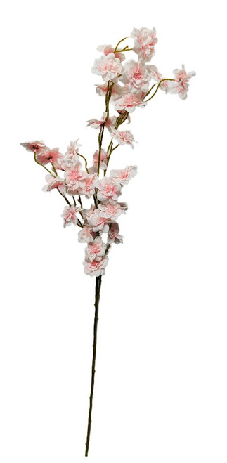 42" Peachy Pink Cherry Blossom Spray 