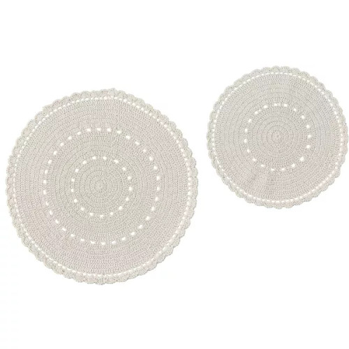 Park Designs Lace Accent Cream Mat Set Park Designs Lace Accent Cream Mat Set