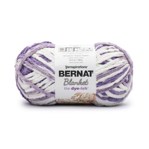 Bernat Blanket Tie Dye-ish - Lavender Bernat Blanket Tie Dye-ish - Lavender