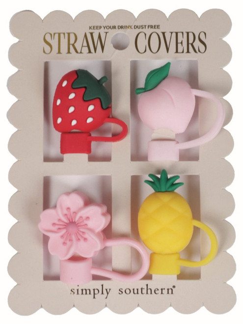 Simply Southern Straw Covers Pack - BERRY Simply Southern Straw Covers Pack - BERRY
