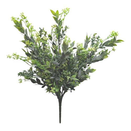 Frosted Mixed Greenery Bush