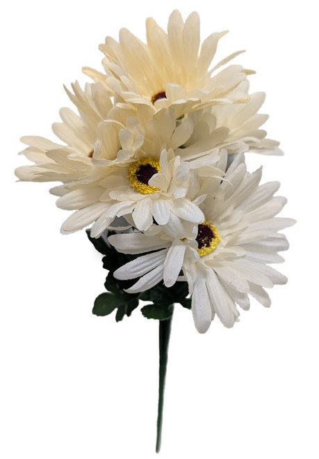 Small Daisy Bush - Beige Ivory Small Daisy Bush - Beige Ivory
