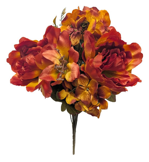 Rust Peony Hydrangea Lily Bush Rust Peony Hydrangea Lily Bush
