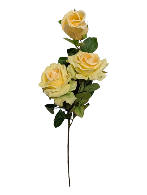 30" Baby Yellow Rose Spray 30" Baby Yellow Rose Spray
