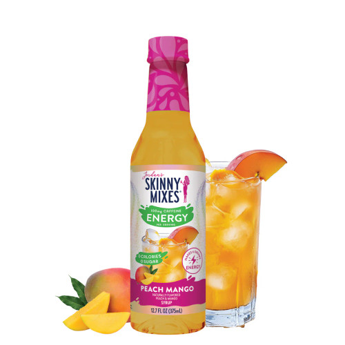 Sugar Free Peach Mango Energy Syrup - 375ml Sugar Free Peach Mango Energy Syrup - 375ml