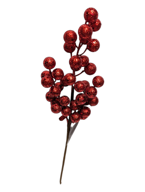 Sparkly Red Glitter Berry Pick Sparkly Red Glitter Berry Pick